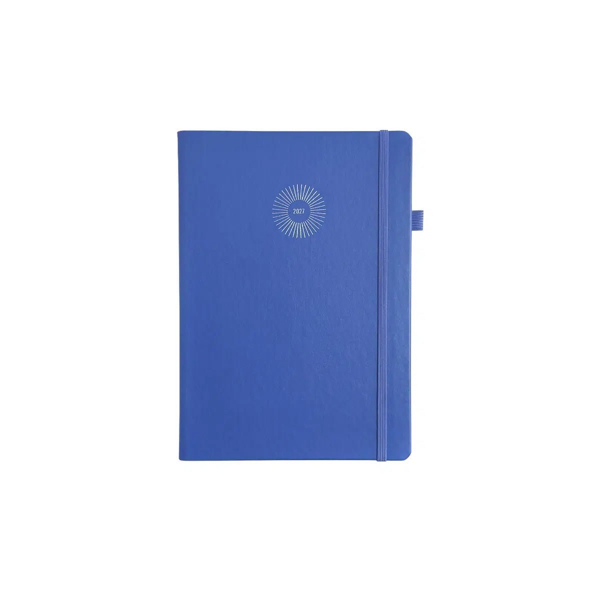 Agenda 2027 ÉPOPÉE Clémence - A6 - 1 semaine sur 2 pages - Orientation verticale - Bleu lavande - 