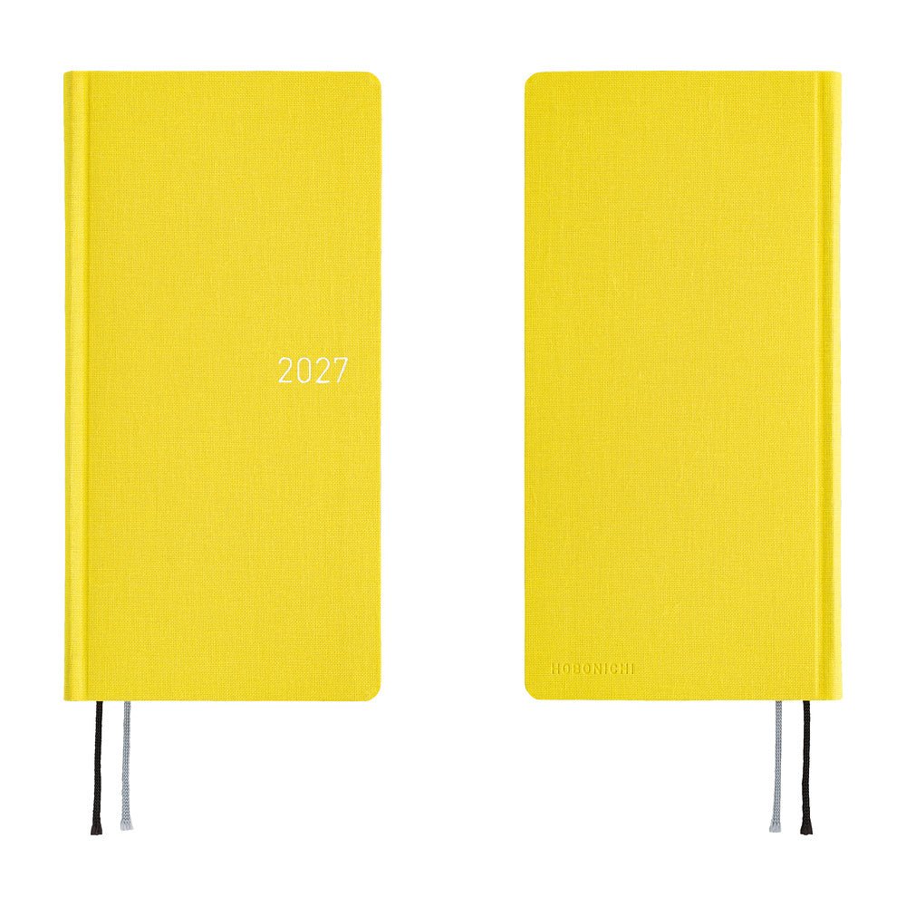 Agenda 2027 HOBONICHI Techo Weeks - Colors : Canaria Yellow - 