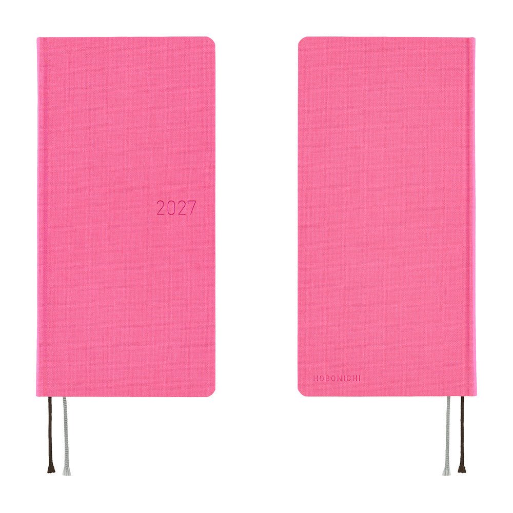 Agenda 2027 HOBONICHI Techo Weeks - Colors : Pink Sapphire - 