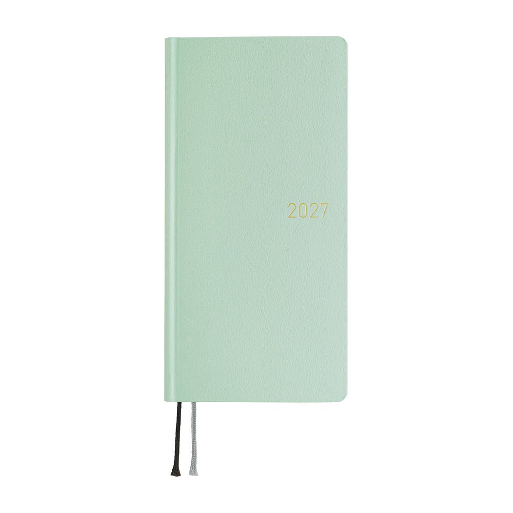 Agenda 2027 HOBONICHI Techo Weeks - Paper Series : Frosty Jade - 