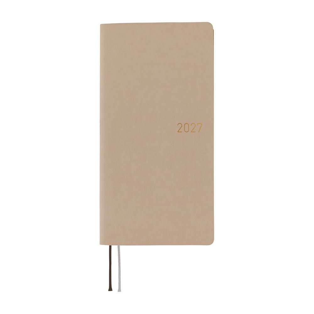 Agenda 2027 HOBONICHI Techo Weeks - Smooth : Café au Lait - 
