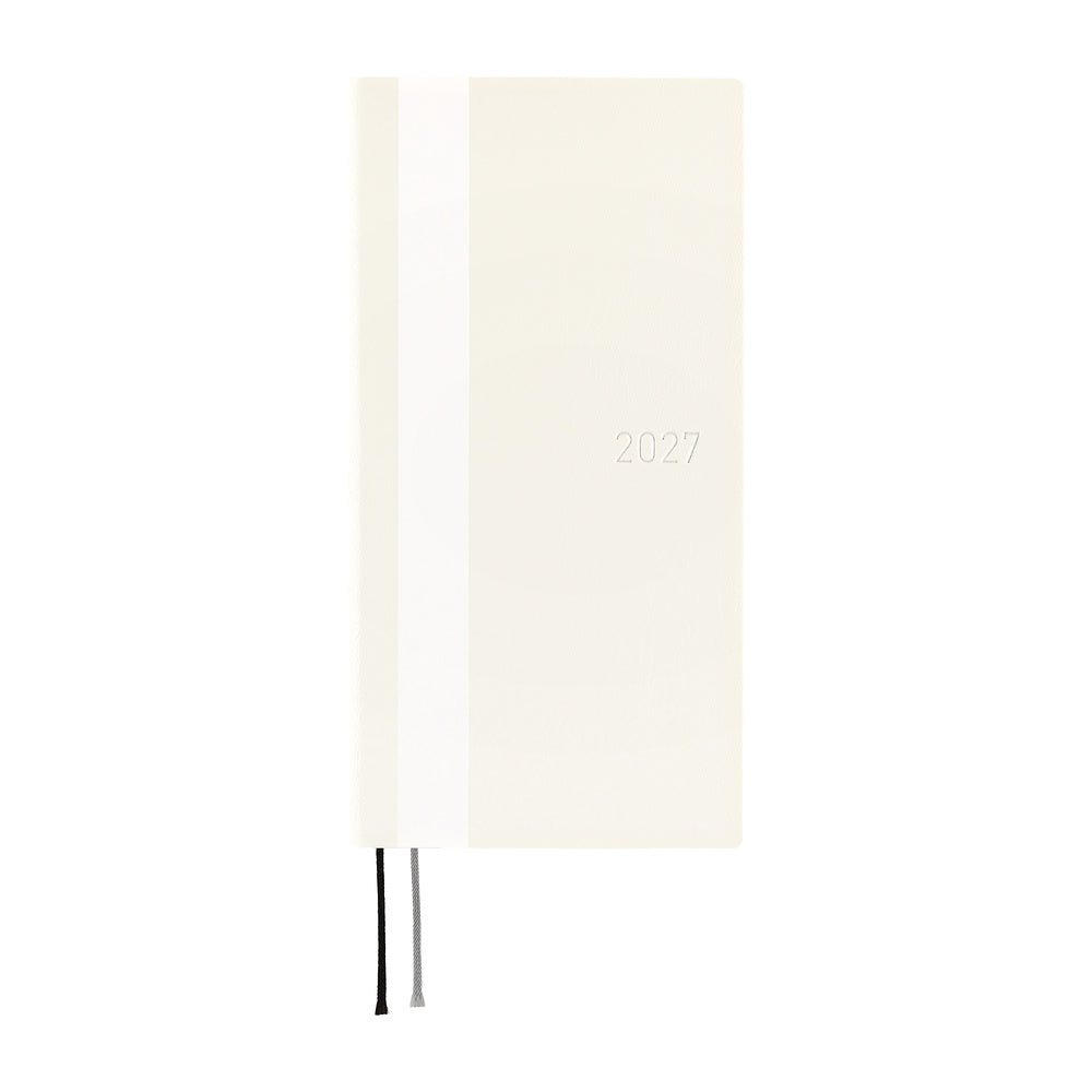 Agenda 2027 HOBONICHI Techo Weeks - White Line : Ivory - 