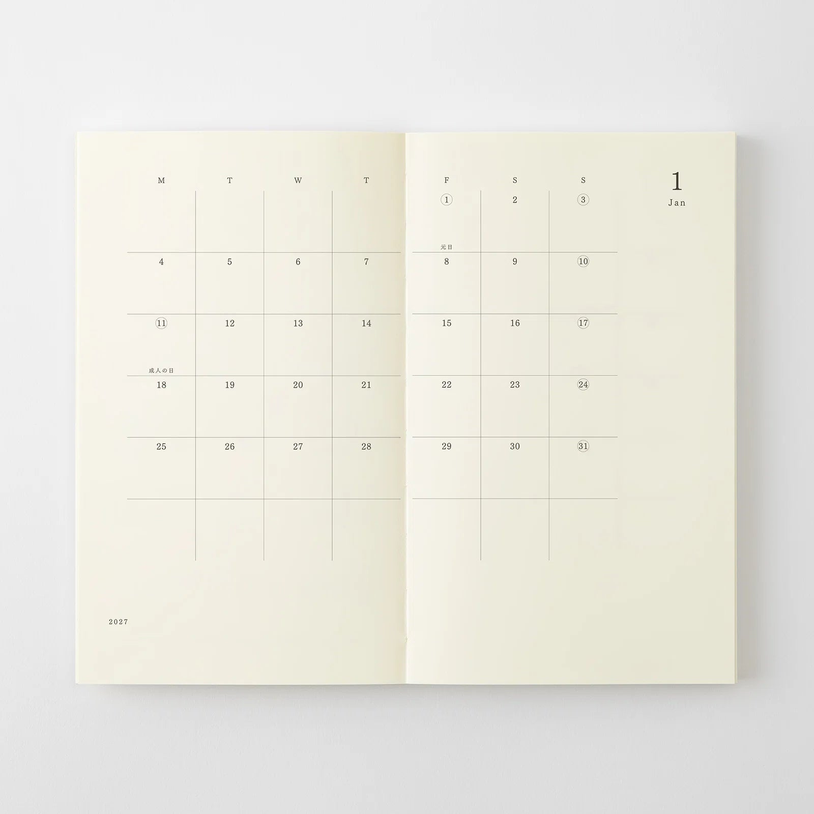 Agenda 2027 MD Notebook Diary - B6 Slim - 4902805224871