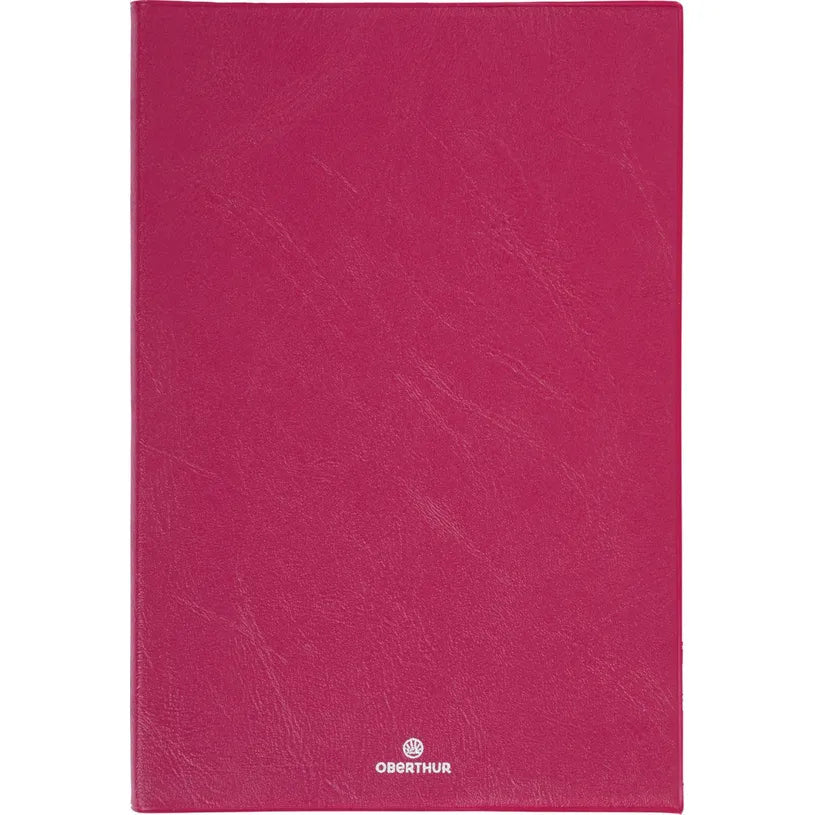 Agenda 2027 OBERTHUR Odessa - 16 x 24 cm - 1 semaine sur 2 pages - Orientation verticale - Bordeaux - 3664447228907