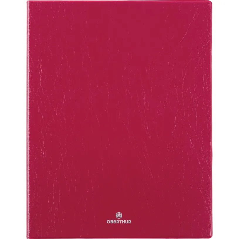 Agenda 2027 OBERTHUR Odessa - 21 x 27 cm - 1 semaine sur 2 pages - Orientation verticale - Bordeaux - 3664447228853