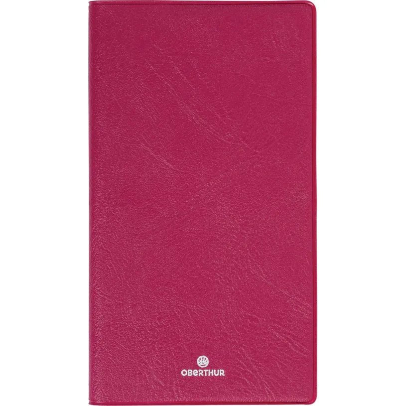 Agenda 2027 OBERTHUR Odessa - 9 x 16,5 cm - 1 semaine sur 2 pages - Orientation horizontale - Bordeaux - 3664447228952