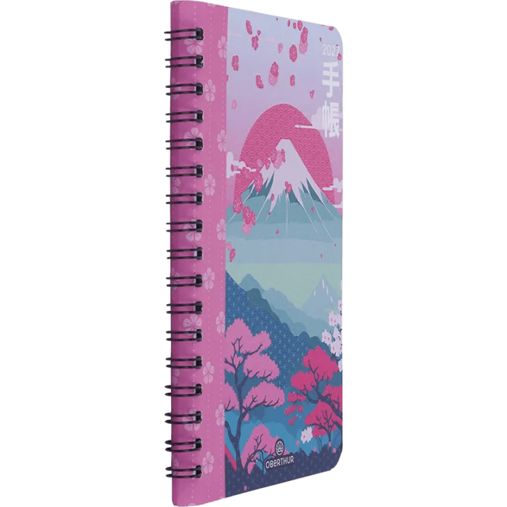 Agenda 2027 OBERTHUR Tokyo - 10 x 15 cm - 1 semaine sur 2 pages - Orientation verticale - Montagne - 3664447232317