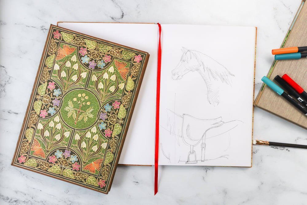 Agenda 2027 PAPERBLANKS Poésie en Fleurs - 1 semaine sur 2 pages - Midi - Hardcover - Horizontal - 176p - 9780349720692