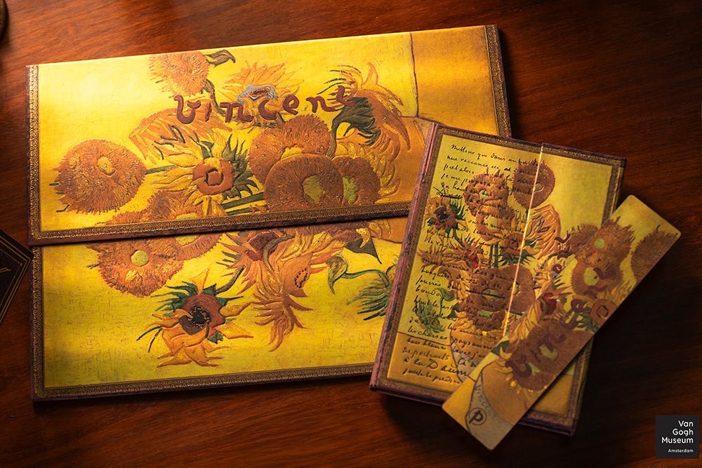 Agenda 2027 PAPERBLANKS Van Gogh, Tournesols - 1 semaine sur 2 pages - Grand - Hardcover - Vertical - 176p - 9780349721064