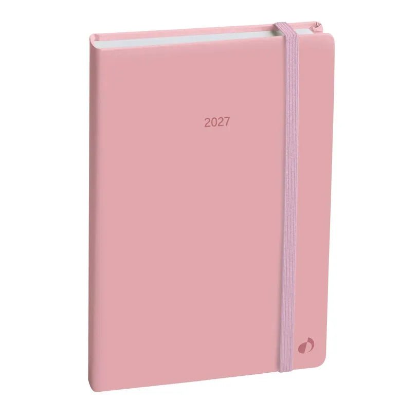Agenda 2027 QUO VADIS Affaires Color - 10 x 15 cm - 1 semaine sur 2 pages - Orientation verticale - Pastel rose - 3371010535699