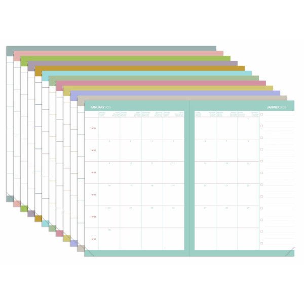 Agenda 2027 QUO VADIS Affaires Color - 10 x 15 cm - 1 semaine sur 2 pages - Orientation verticale - Susan aubergine - 3371010546398