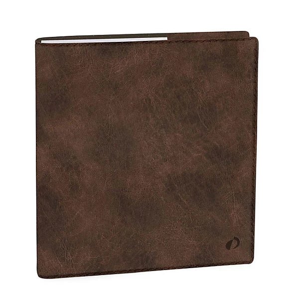 Agenda 2027 QUO VADIS Exécutif - 16 x 16 cm - 1 semaine sur 2 pages - Orientation verticale - Bergame chocolat - 3371010545605