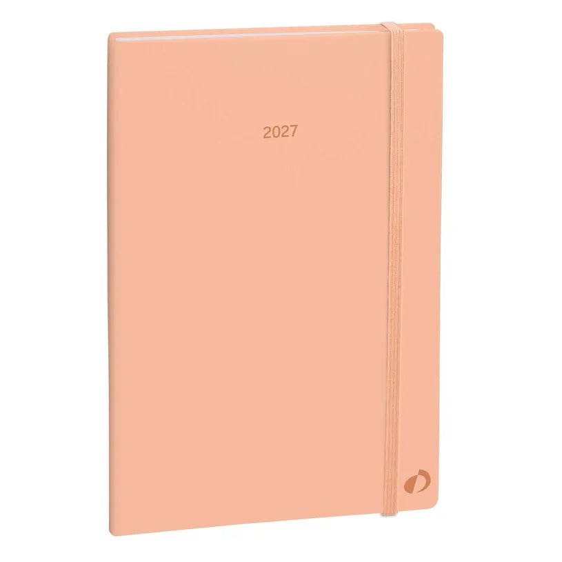 Agenda 2027 QUO VADIS Ministre Color - 16 x 24 cm - 1 semaine sur 2 pages - Orientation verticale - Pastel pêche - 3371010544141