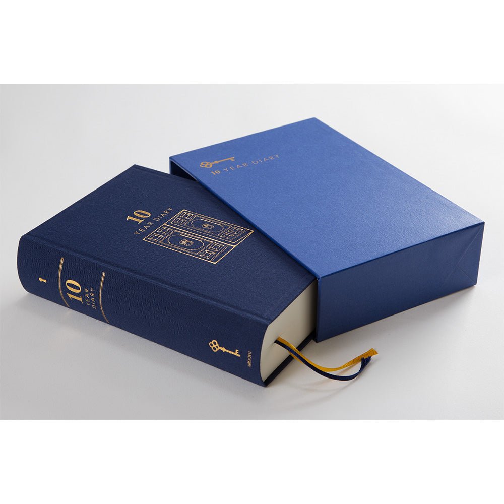 Agenda perpétuel MIDORI 10 Years Diary - Bleu marine - 