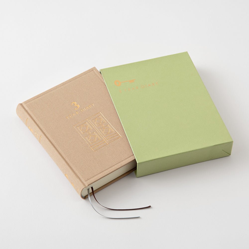 Agenda perpétuel MIDORI 3 Years Diary Mini - Beige - 