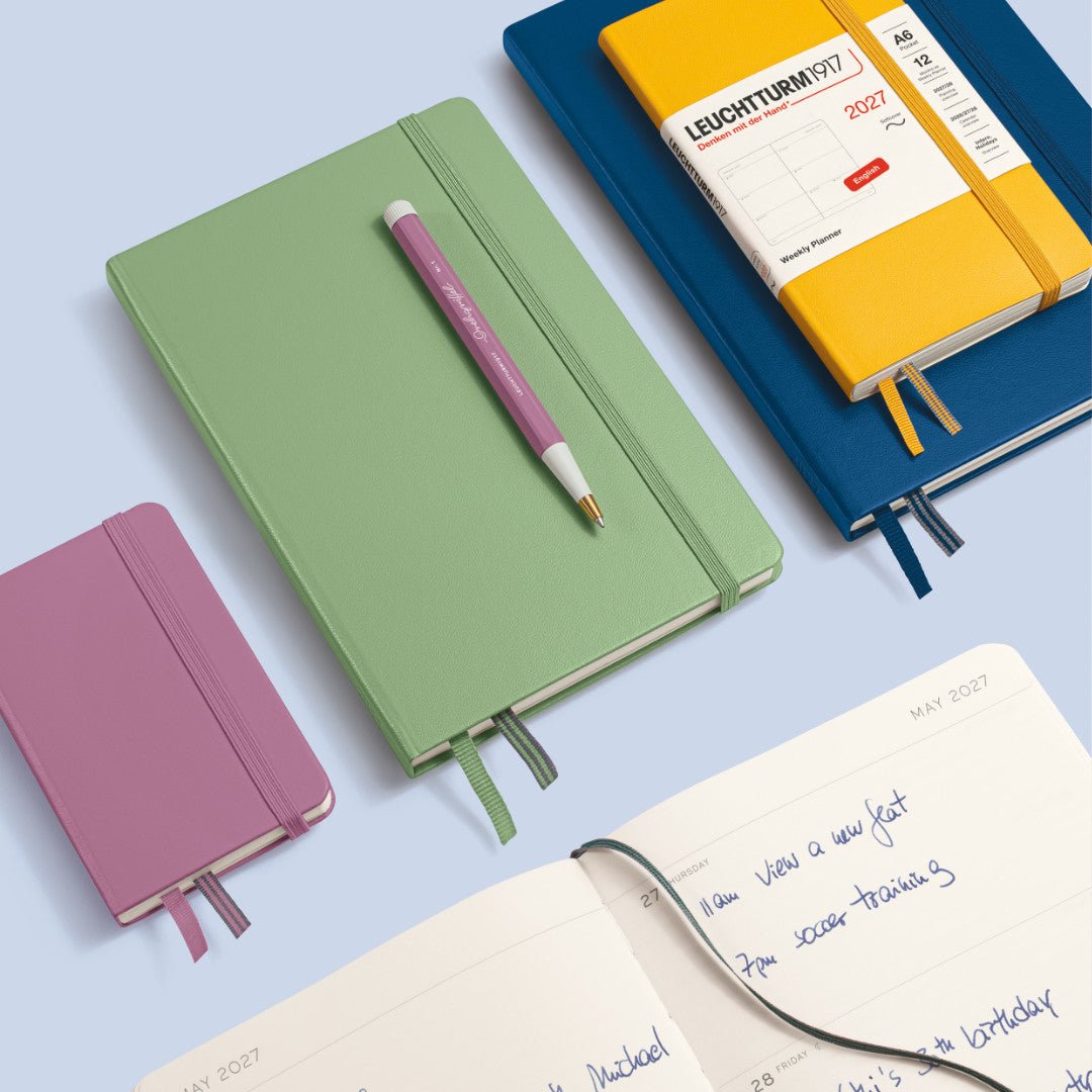 Agenda Semainier 2027 LEUCHTTURM1917, Anglais - B6+ - Hardcover - Cherry - 4070292002637
