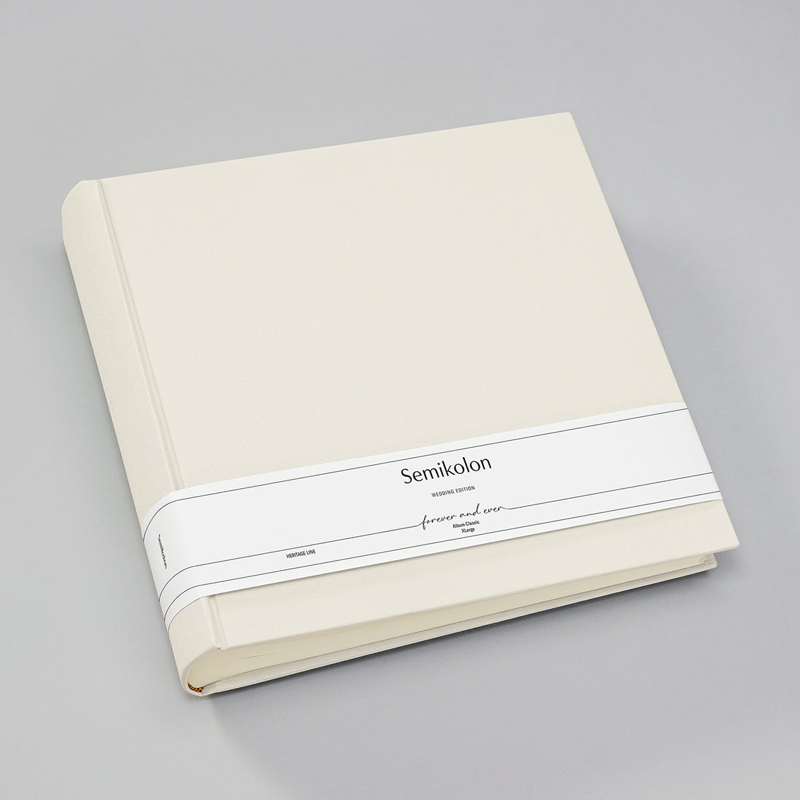 Album photo SEMIKOLON Wedding Edition Classic XLarge - 32 x 31 cm - 120 pages - Chamois