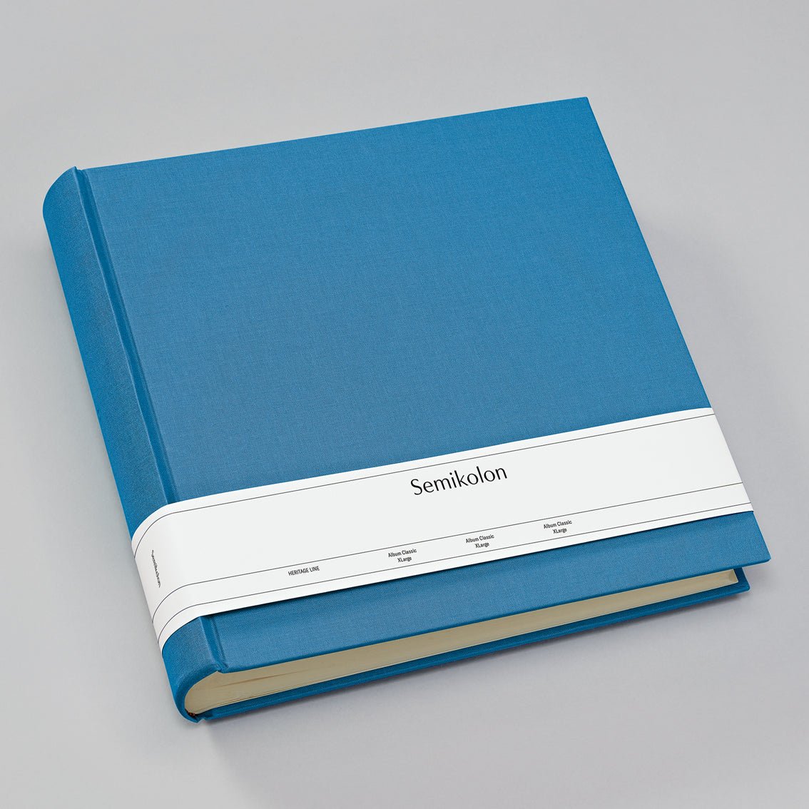 Album photo SEMIKOLON Classic XLarge - 32 x 31 cm - 130 pages - Azzurro - 