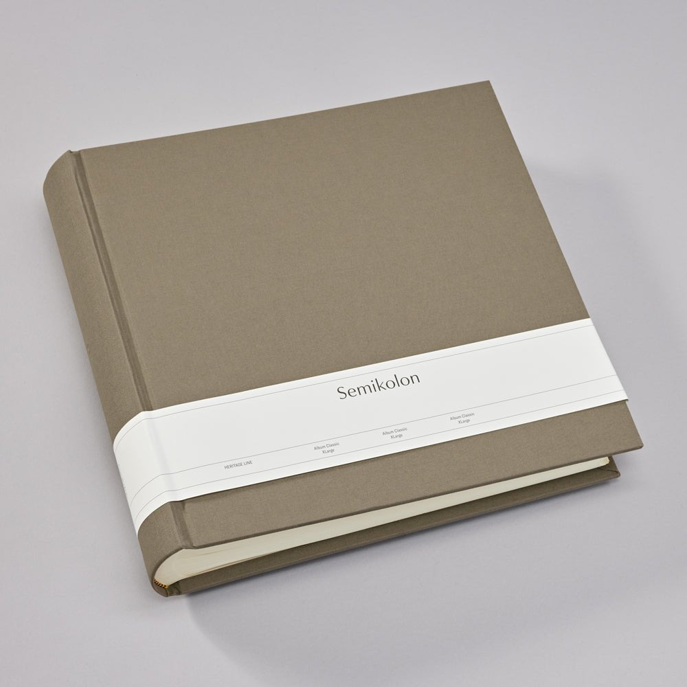 Album photo SEMIKOLON Classic XLarge - 32 x 31 cm - 130 pages - Fango - 