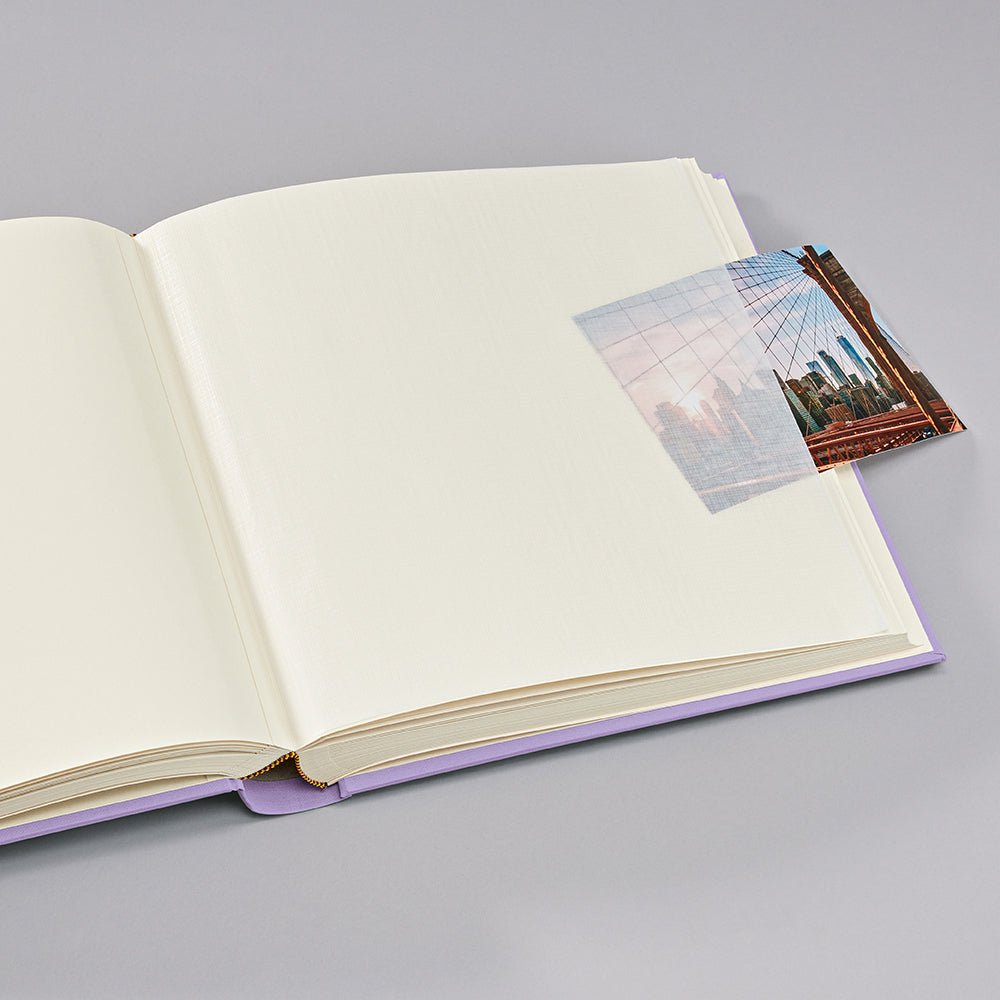 Album photo SEMIKOLON Classic XLarge - 32 x 31 cm - 130 pages - Lilac Silk - 