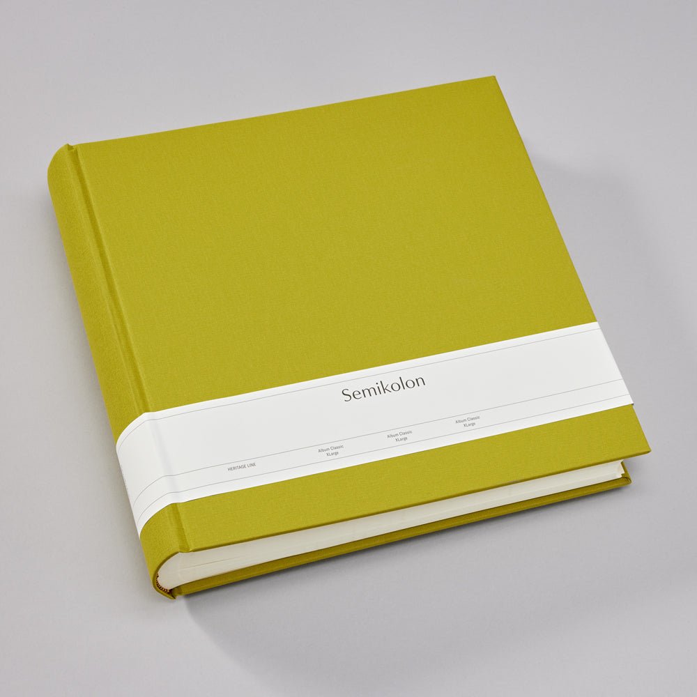 Album photo SEMIKOLON Classic XLarge - 32 x 31 cm - 130 pages - Matcha - 