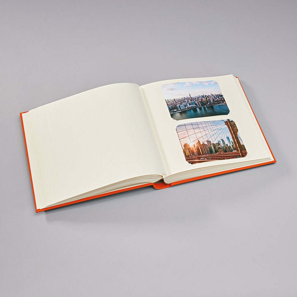 Album photo SEMIKOLON Classic XLarge - 32 x 31 cm - 130 pages - Orange - 