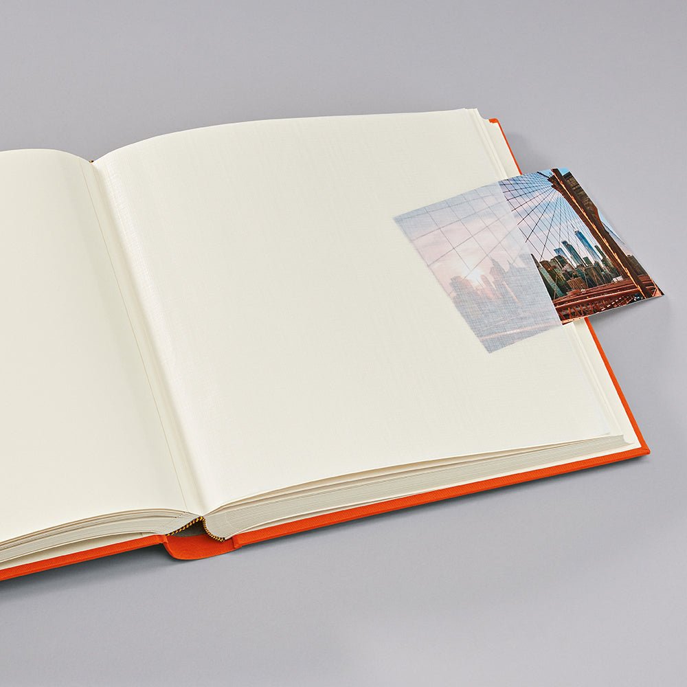 Album photo SEMIKOLON Classic XLarge - 32 x 31 cm - 130 pages - Orange - 