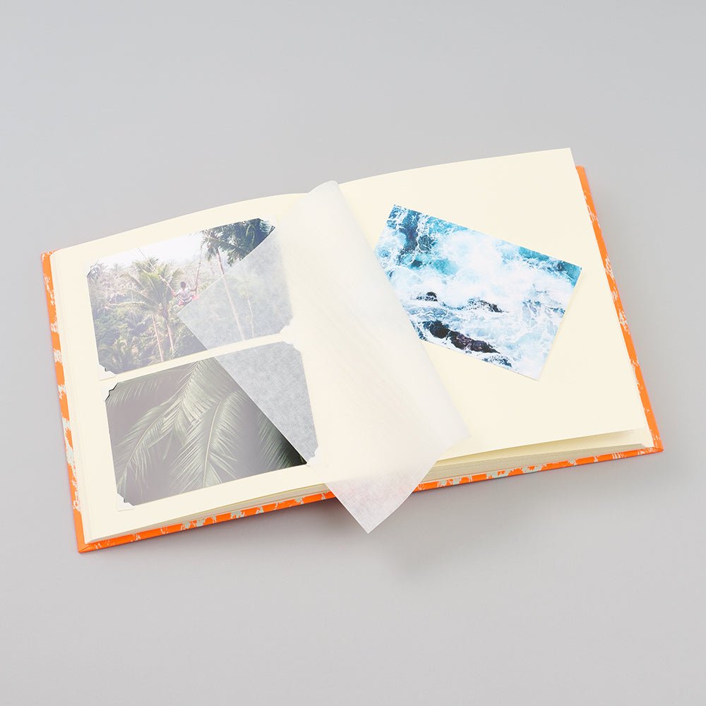 Album photo SEMIKOLON x BETHGE Edition Classic Medium - 21.6 x 25.5 cm - 80 pages - Neonorange - 4070409002536