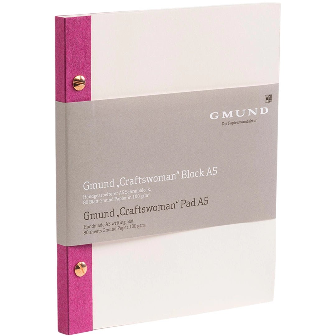Bloc - notes GMUND Craftswoman Pad - A5 - Uni - Rubis - 4049574040155
