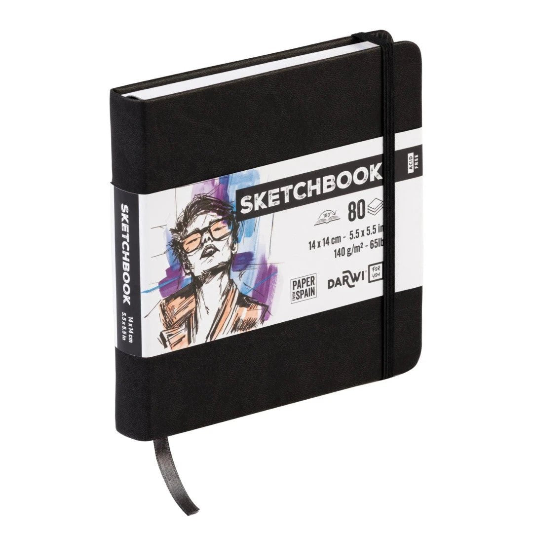 Carnet DARWI For You Sketchbook - 14 x 14 - Uni - Noir - 5411711466699