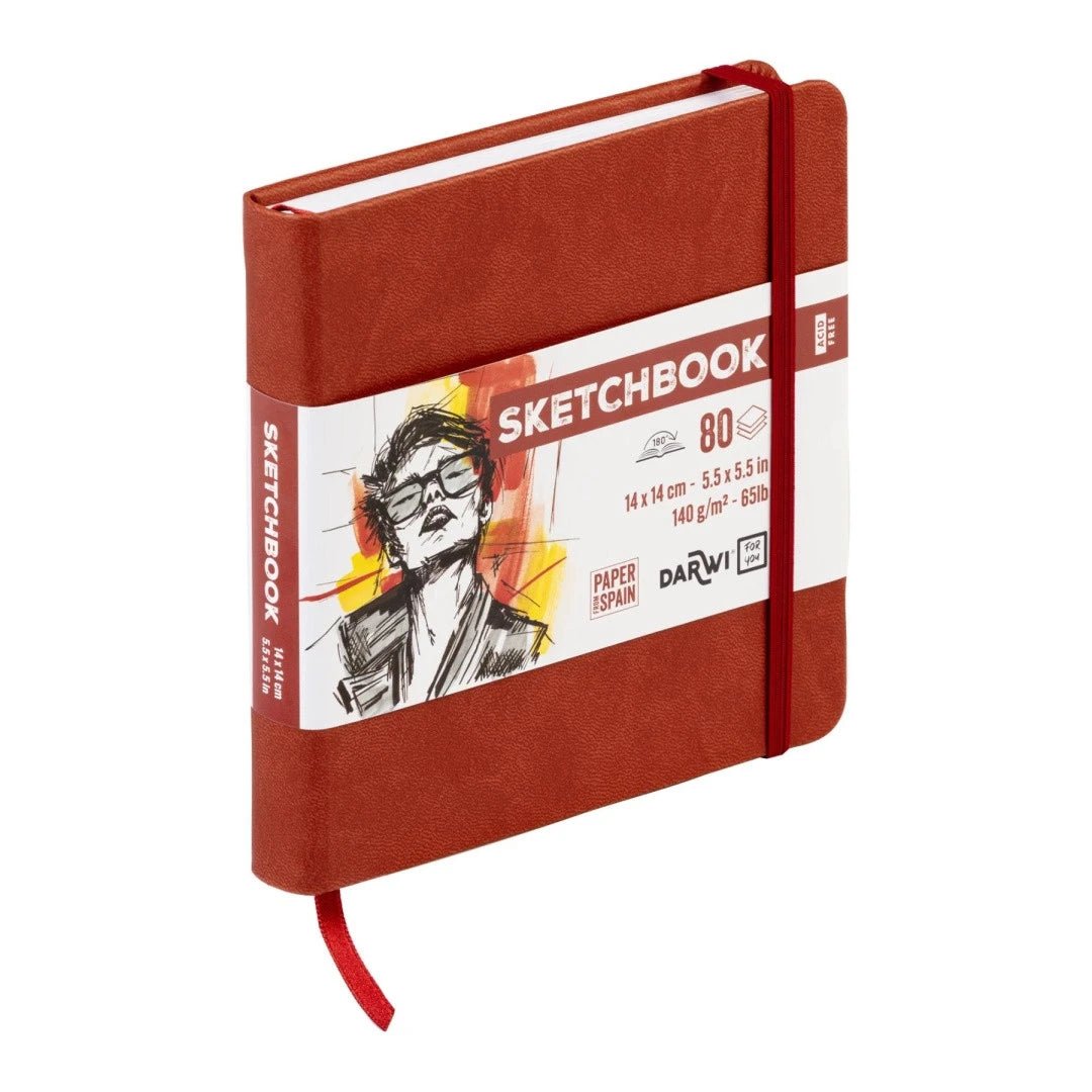 Carnet DARWI For You Sketchbook - 14 x 14 - Uni - Terracotta - 5411711466750