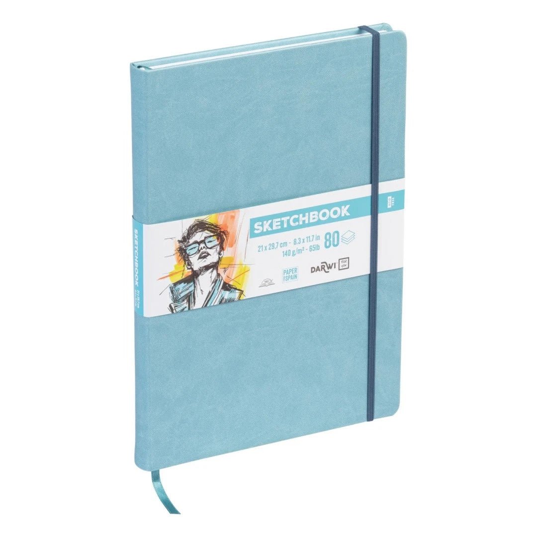 Carnet DARWI For You Sketchbook - A4 - Uni - Bleu pâle - 5411711466941