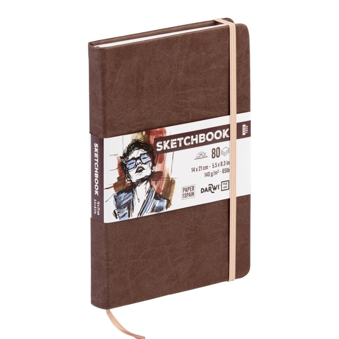 Carnet DARWI For You Sketchbook - A5 - Uni - Brun - 5411711466835