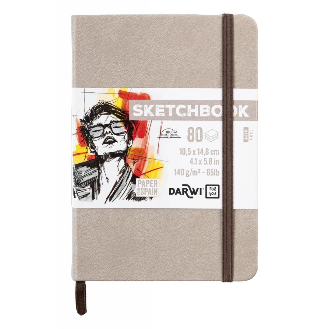 Carnet DARWI For You Sketchbook - A6 - Uni - Taupe - 5411711466637