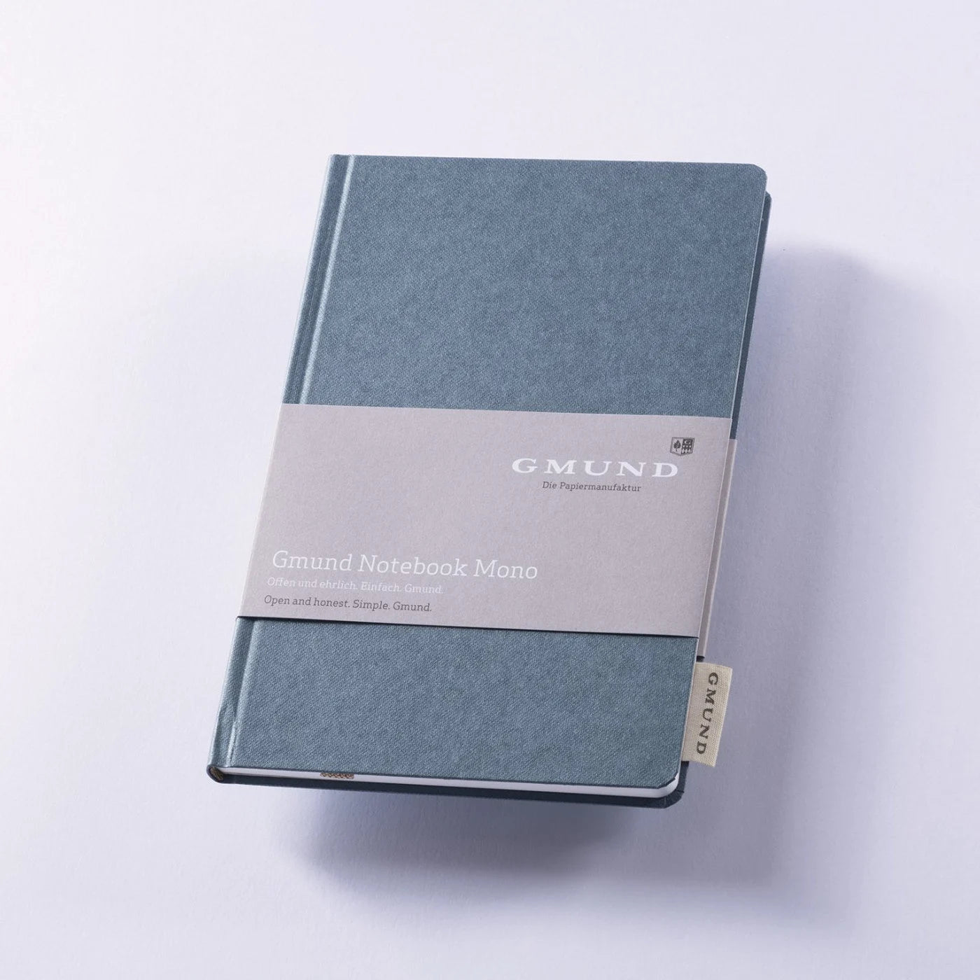 Carnet GMUND Notebook Mono - Softcover - A5 - Pointillé - Denim - 4049574041206