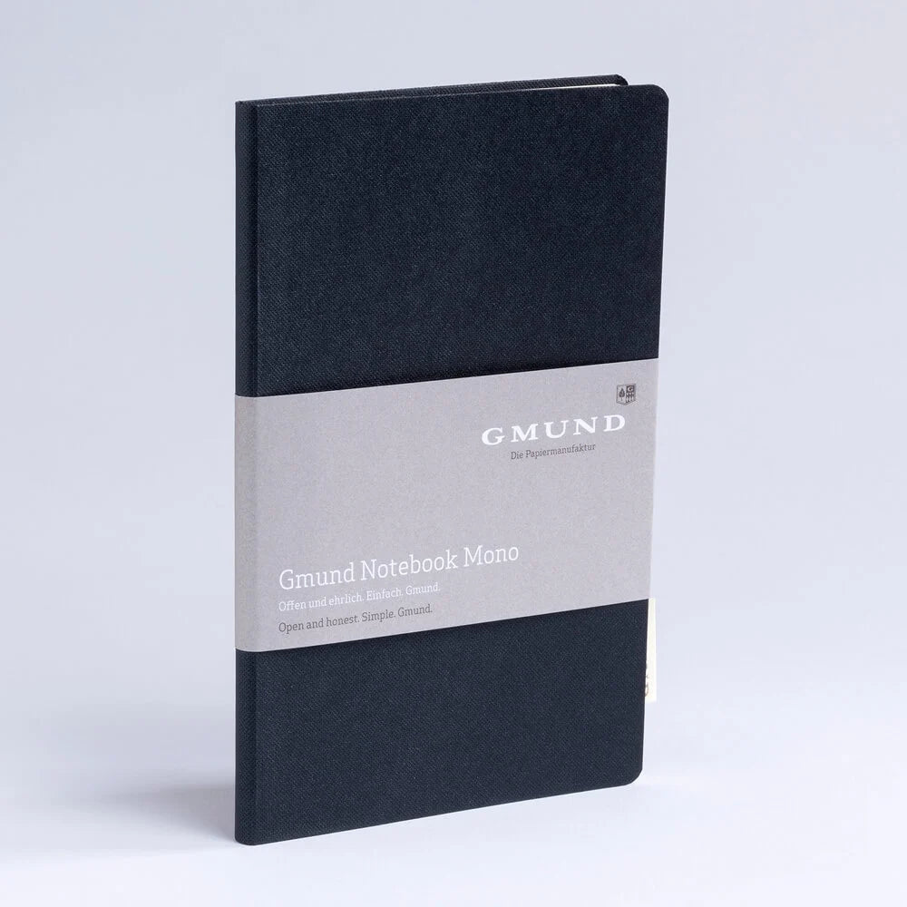 Carnet GMUND Notebook Mono - Softcover - A5 - Pointillé - Ink - 4049574039500