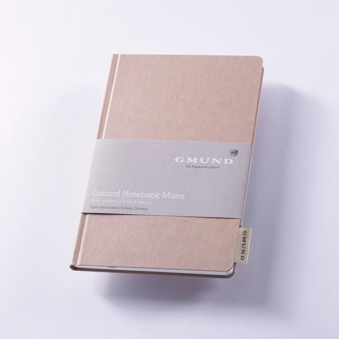 Carnet GMUND Notebook Mono - Softcover - A5 - Pointillé - Rouge - 4049574041190