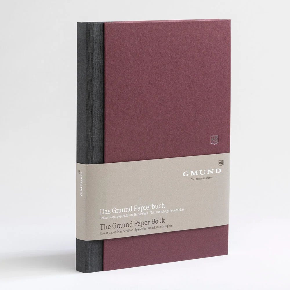Carnet GMUND Paper Book - Hardcover - B5 - Pointillé - Merlot - 4049574039616