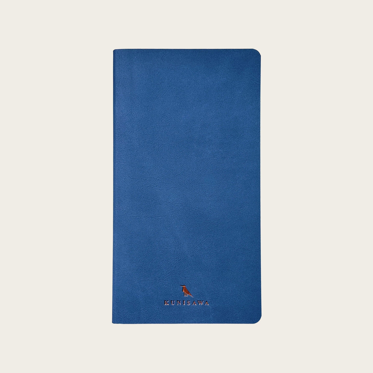 Carnet KUNISAWA Find Flex Note - 11 x 21 cm - Softcover - Quadrillé - Turkish Blue - 