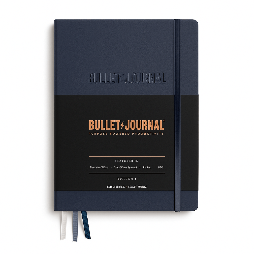Carnet LEUCHTTURM1917 Bullet Journal Edition 2 - A5 - Hardcover - Pointillé - Blue22 - 4004117616778