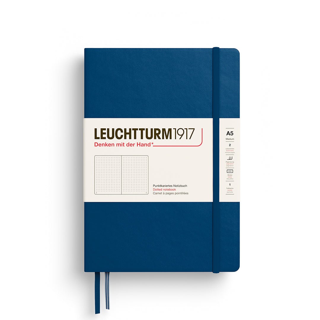 Carnet LEUCHTTURM1917 Classic - A5 - Hardcover - Pointillé - Indigo - 