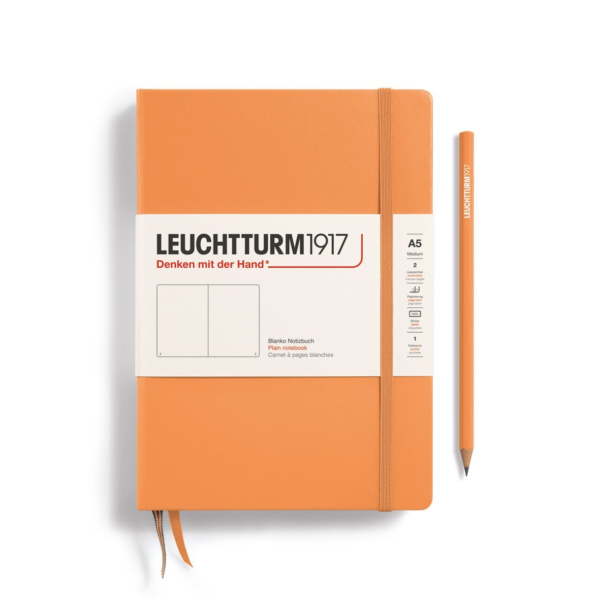 Carnet LEUCHTTURM1917 Classic - A5 - Hardcover - Uni - Apricot - 4004117643828