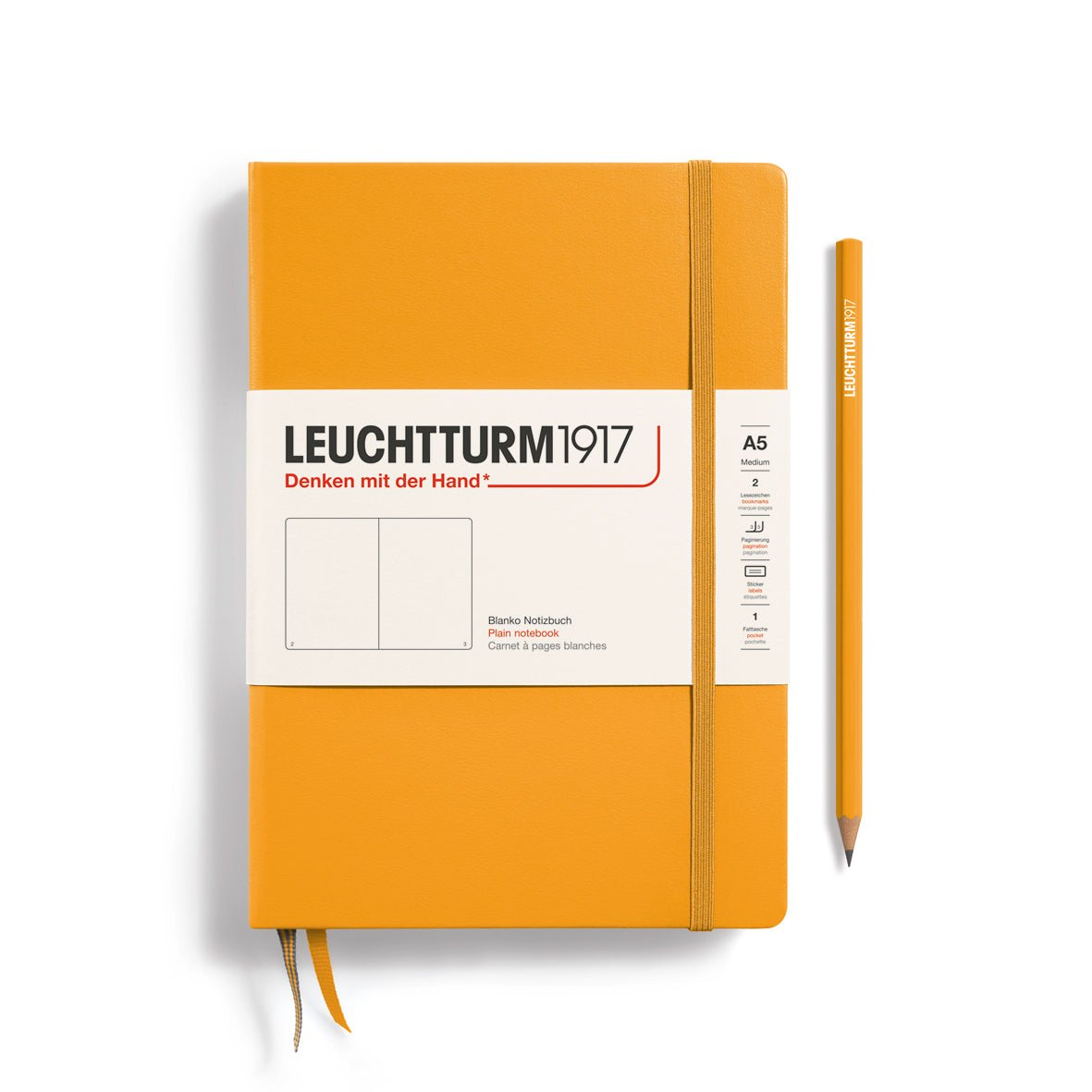 Carnet LEUCHTTURM1917 Classic - A5 - Hardcover - Uni - Rising Sun - 4004117587962