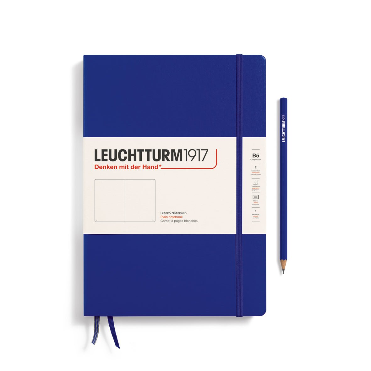 Carnet LEUCHTTURM1917 Classic - B5 - Hardcover - Uni - Ink - 