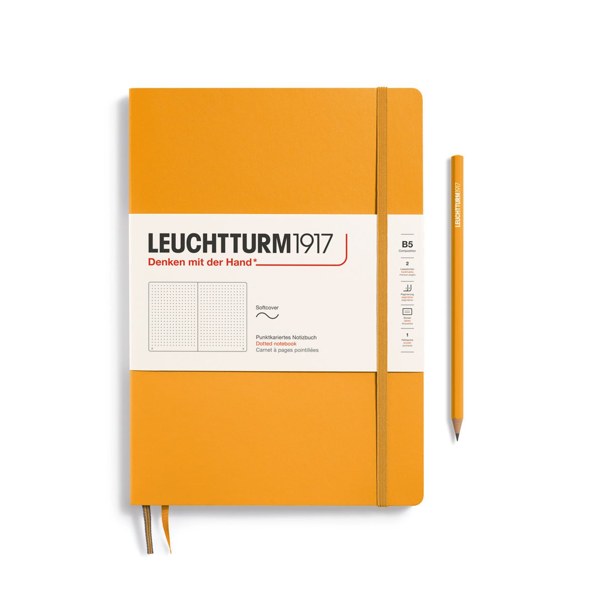 Carnet LEUCHTTURM1917 Classic - B5 - Softcover - Pointillé - Rising Sun - 4004117610769