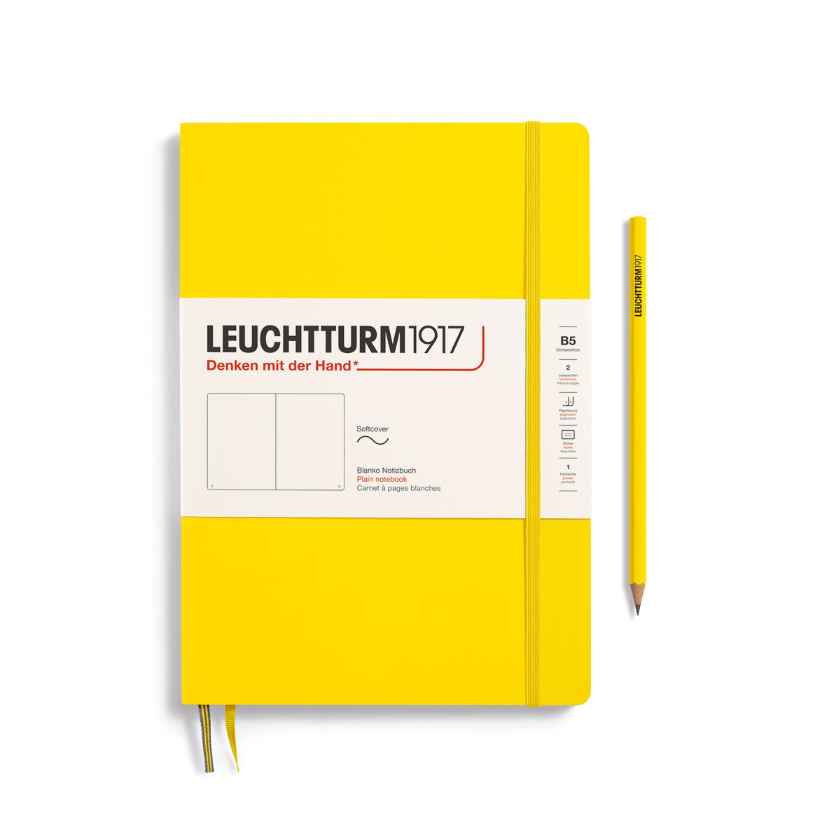Carnet LEUCHTTURM1917 Classic - B5 - Softcover - Uni - Lemon - 4004117495120