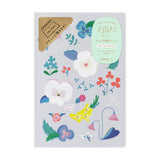 Carnet MIDORI Notebook Yuru Log - B6 - Pointillé - Fleurs