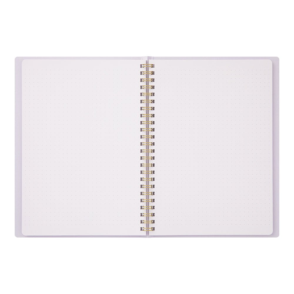Carnet MIDORI Ring Notebook Soft Color - A5 - Pointillé - Violet - 4902805153355