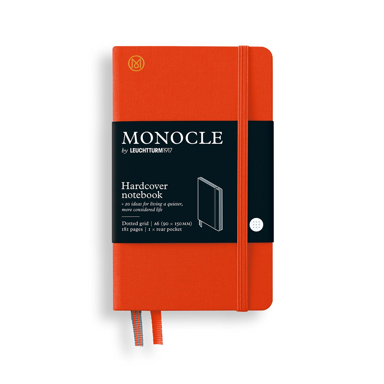 Carnet Monocle by LEUCHTTURM1917 - A6 - Hardcover - Pointillé - Mandarin - 4070292006826