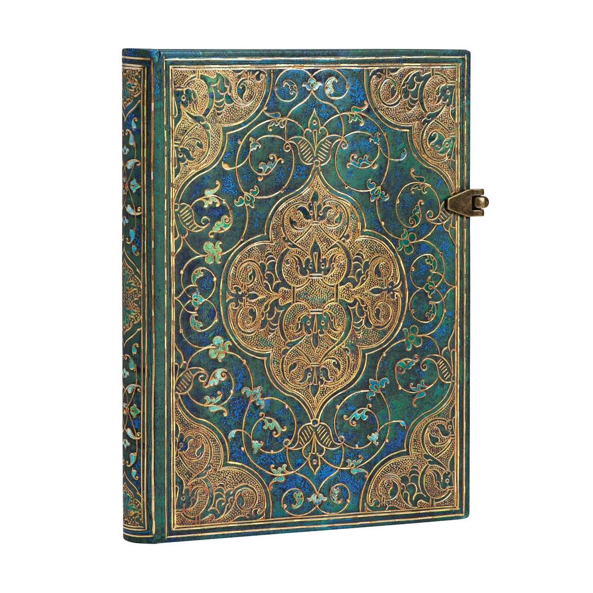 Carnet PAPERBLANKS Chroniques Turquoises - Midi - Hardcover - Ligné - 240p - 9781439732144